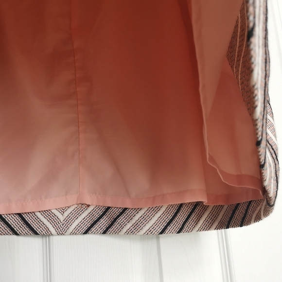 🌻2/$25🌻Ann Taylor's Loft Multi Colour  Chevron Tweed Mini Skirt - Picture 4 of 7